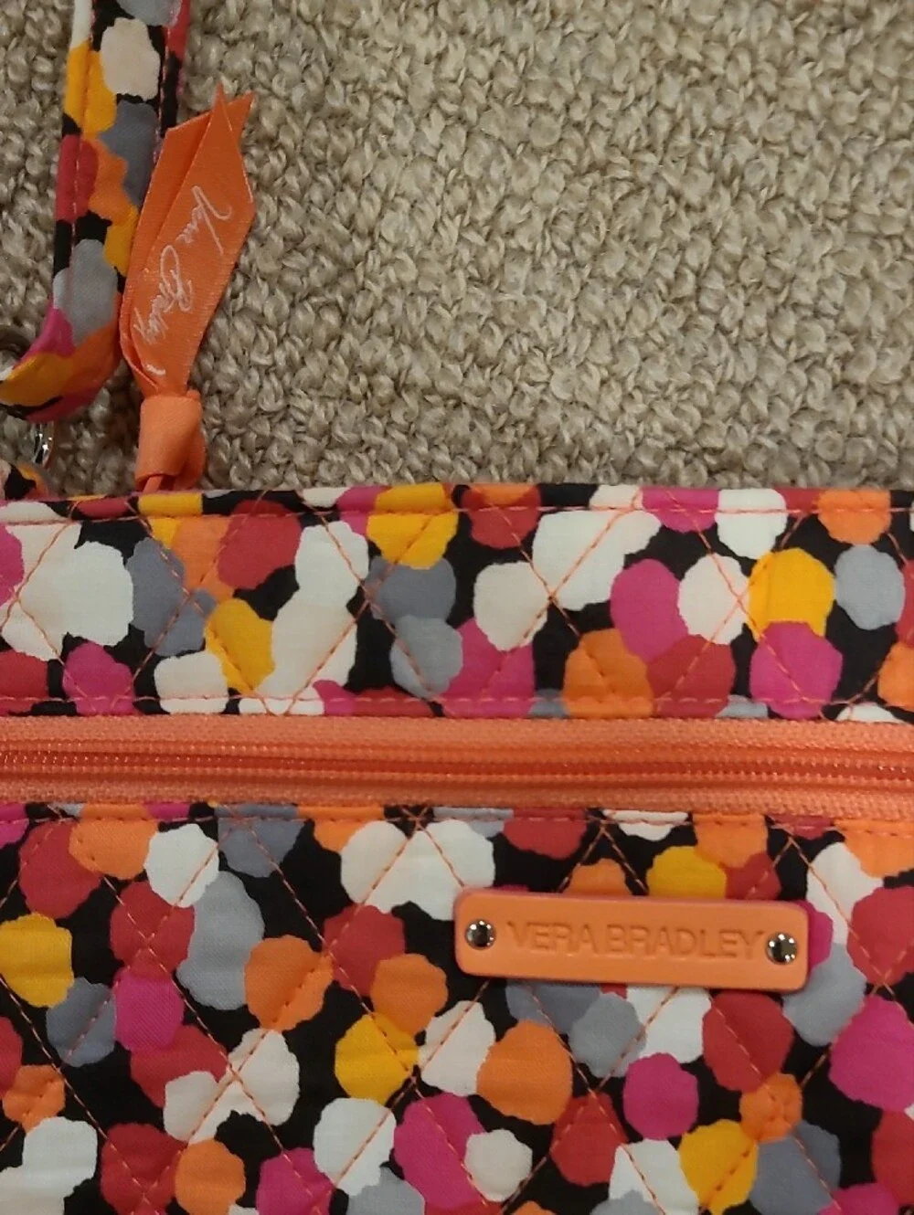 Vera Bradley Multi-Color Dot Crossbody Bag
